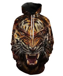 Fashion nieuwigheid Dign King of the Fort Tiger 3d Hoodi Sweatshirt Thin Coat Men Women Casual Hoody Cool Personali Streetwear1604817