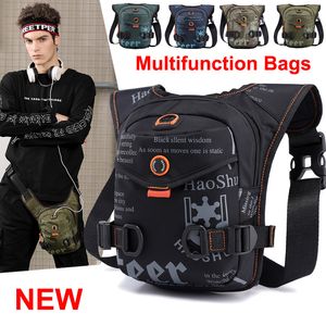 Mode Nylon Drop Leg Sacs Messenger Sac Ceinture De Sport Taille Bandoulière Sacs À Bandoulière Étanche Fanny Pack Garçons Voyage Équitation Moto