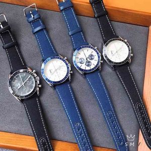 Mode O M E G Designer A Watches PolshorWatch Luxury Leisure Heren Business Watch Steel Case Belt Simple Temperament Watch