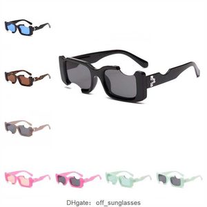 Moda Off Gafas de sol Diseñador Offs Blanco Estilo fresco Placa gruesa clásica Marco cuadrado negro Gafas Gafas Hombre Anteojos con caja original ZF6U