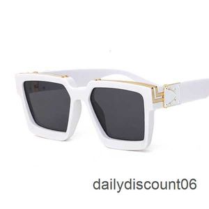 Mode Off w Lunettes De Soleil Classique Carré Lunettes De Soleil Hommes Marque Designer Conduite Blanc Noir Lunettes De Soleil Mâle Miroir Rétro Vintage Gafas De SolDMH8