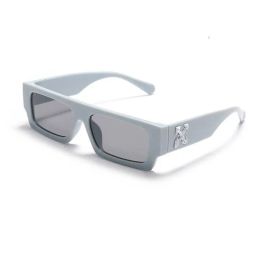 Mode off w lunettes de soleil Designer Offs White 2021 Nouveaux verres de tendance carrés