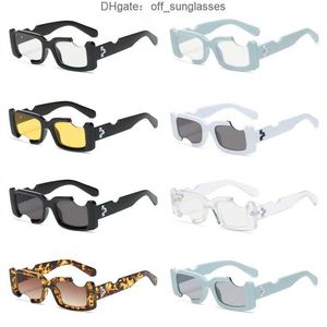 Mode OFF W lunettes de soleil designer Offs White luxe pour hommes et style 40001 mode classique plaque épaisse noir blanc cadre carré lunettes lunettes BB1P