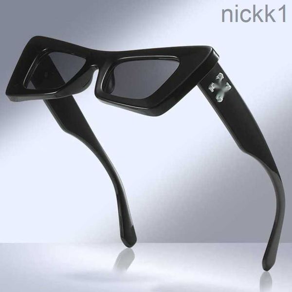 Mode Off W Lunettes de soleil Designer Offs Blanc Cadres Hommes Femmes Tendance Marque Square Sunglass Arrow X Frame Lunettes Bright Sun Glasses Sports Travel Sunglasse Cqac QNZE