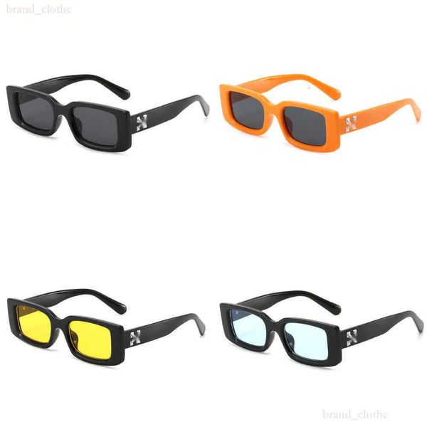 Moda OFF W gafas de sol diseñador Offs White estilo fresco moda clásico placa gruesa negro blanco marco cuadrado gafas de gafas hombre anteojos con caja original 17