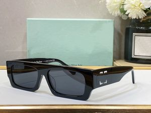 Fashion Off White Lunes Designer Cool Style Fashion Classic Épaisse plaque Black White Square Frame Eyewear Off Lunes Homme Eyeglass 451