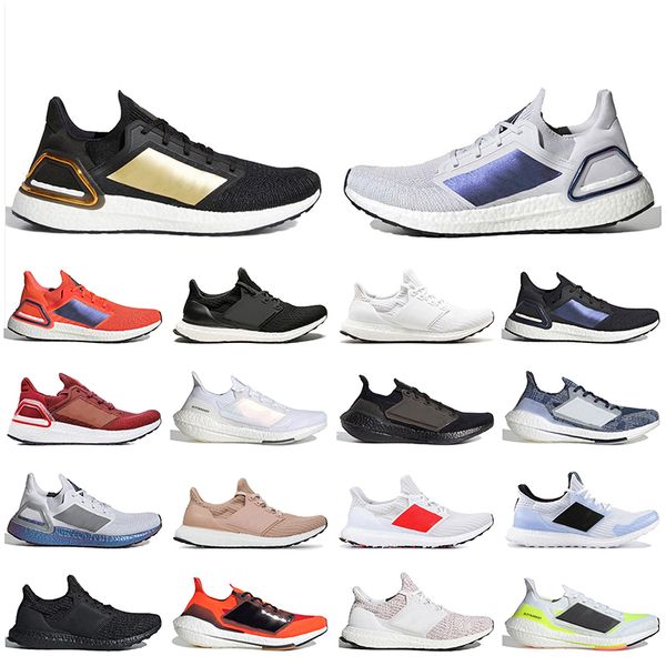 Mode OG Ultraboosts 20 Chaussures de course Femmes Hommes Baskets Ultra Boosts 22 19 4.0 ADN sur Cloud Blanc Noir Rose Golden ISS US National Lab Red DHgate Runners Baskets