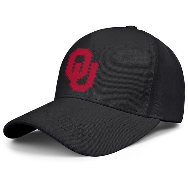 Mode Oklahoma Sooners football logo Unisexe Casquette de Baseball Cool Team Trucke Chapeaux Maille Cocotier USA flag261a