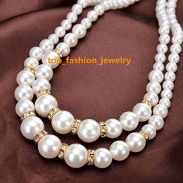 Collier de perles à l'ancienne, luxueux, Double couche, traditionnel, collier de perles, Bracelet, vente en gros