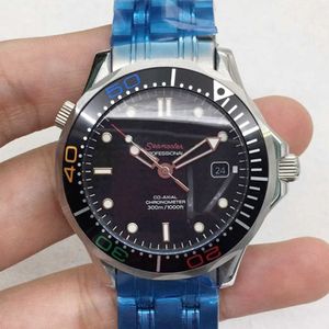 Mode Omeg horloge luxe ontwerper mega Mechanisch horloge Oujia Kleur 007 James Bond Volautomatische Hawk