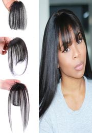 Fashion One Piece Hair Clip In Hair Pony Volledige Fringe Hair Extensions For Women 5 Colors34650517948461