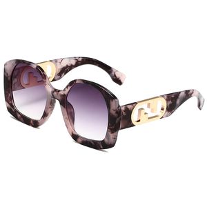 Mode surdimensionné hommes femmes lunettes de soleil concepteur de luxe grand cadre lunettes de soleil Protection Uv homme femme nuances