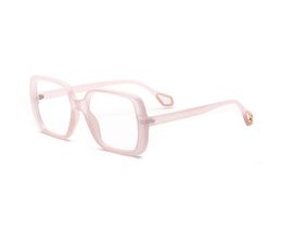 Mode surdimensionné carré sungoggles féminins verres à cadres clairs lentilles vintage semi-lunettes semi les lunettes optiques Frames6872735