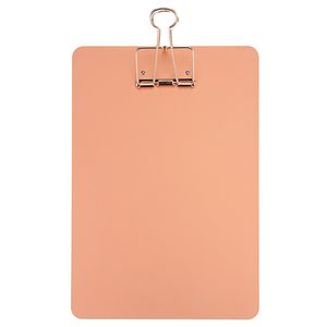 Fashion Paper Aluminium Clipboards 23x16cm Schrijfbord Bestandsmap Kantoorklembord met Skeleton Binder Clips Nota