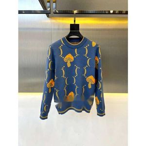 Fashion Paris Italiaanse paar Warm Wool Sweater Edition Round Neck Breid Designer Men's Coat Limited Blend BGAVC