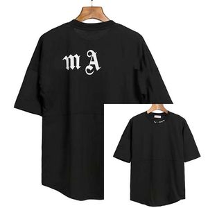 Fashion Paris Mens THISHS Europa Francia Carta de lujo Impresión Gráfica Logo Fashion Fashion Manga Shirt Women Women Ropa de algodón casual Camas de algodón Mens