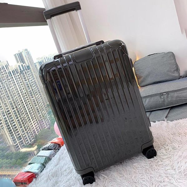 Fashion PC Travel Suitcase Designer Spinner Boarding Buggage Mot de passe Login 10 couleurs 21 26 30 pouces