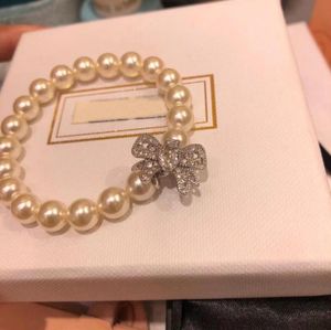 Fashion Parl ketting armband witte choker armbanden voor dames feest bruiloftsliefhebbers sieraden set vriendin kerstcadeau met 2488225