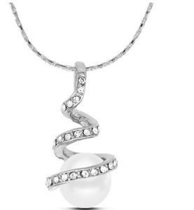 Collar de perlas de moda Diseño colgante Joyería de moda fina de alta calidad para dama Diamante Diamante Regalo de Navidad Decoración Regalo de Navidad