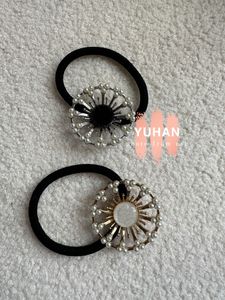 Perles de mode 2c symbole bandeau de cheveux fleur en métal corde de cheveux C 4X4CM accessoires avec carte en papier