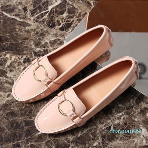 Fashion Peas chaussures en cuir décontracté respirant authentique femmes métal met un coup de mariage classique féminins 35-41 2021 #