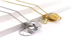 Collier pendentif de mode Colliers de luxe Personnalité Bijoux Or et Sliver High Quality2924036