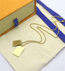 Mode hanger kettingen voor vrouw ketting sieraden tas stenen hangers goede kwaliteit 2 kleuren met geschenkverpakking4381427