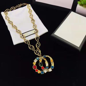 Mode Pendentif Colliers Homme Femmes Lady Party Fit Cou Décorations Unisexe Lien Chaîne Collier Chams Lettres