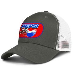 Fashion Pepsi Wild Cherry Logo Unisexe Baseball Cap Designer Team Trucke Hats i039m A Pepsi Aholic Diet rétro Retro History of the Ice7623338
