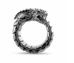 Mode persoonlijkheid Dragon Ring Men and Women Ring Retro Domineering Creative New Party Dating Gifts