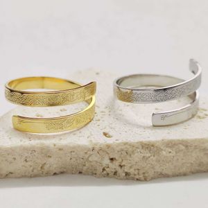 Collier AYATUL KURSI personnalisé à la mode, anneau en acier inoxydable, anneau cadeau messager de dieu islamique musulman arabe