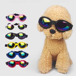 Mode Pet Sport Goggle Sunglasses Cool Dog Folding Eyewear 6 kleuren Groothandel