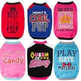 Mode Pet Supply Chien Vêtements Vêtements Chat Gilet Gilets D'été Ventilation Douce Sublimation Chiens Chemise Chiot Vêtement Mince Cool Vêtements 18 Couleur En Gros XS A885