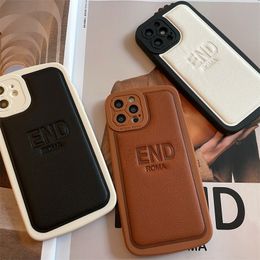 Custodie per telefoni di marca di design per custodie per telefoni di moda per Iphone 7 / 8plus Max X / XS Xr 11 12 13 Pro Custodia per cellulare in pelle di silicone di alta qualità