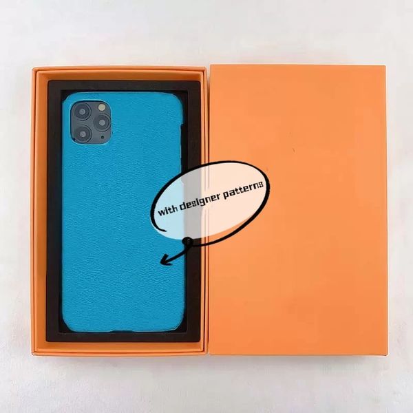 Cajas del teléfono de moda para iPhone 14 Pro Max 11 12 13 13pro 14plus 7 8 plus X XR XS XSMAX funda de cuero de PU diseñador de impresión de letras de lujo