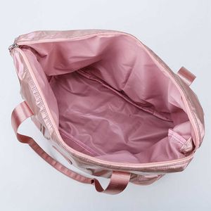 Fashion Rose Gym Sac Femme Fitness Sport Sac à Yoga Sac de formation Sportbag Gym Sac Sac à main de voyage avec Chaussures Y0721