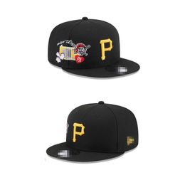 Piratas de moda P Letter Hip Hip Hop Snapback Caps Sombrero Sport Sport Baseball Cap-Baseball para hombres H5-8.17
