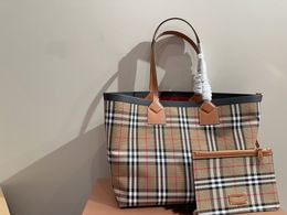 Sac fourre-tout à carreaux pour femmes, fourre-tout de luxe, sacs de shopping de grande capacité, fourre-tout de styliste, sac hobo à bandoulière