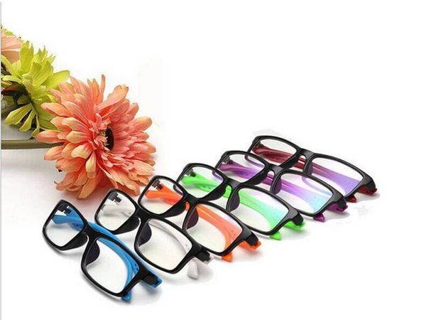 Mode cadre en plastique clair lentille lunettes femmes hommes lunettes décoratives lecture optique lunettes ordinateur Oculos Gafas pas de degré