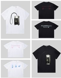 Mode speelmerk high-end katoenkwaliteit heren designer T-shirt bedrukt driedimensionale letter losse straatkleding shirt met korte mouwen haikyuuS-2XLtina