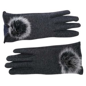 Fashion-Plush Balls Design Confortable Gants Femmes Mitaines Poignet Souple pour Femmes Gants Écran Sens Femme