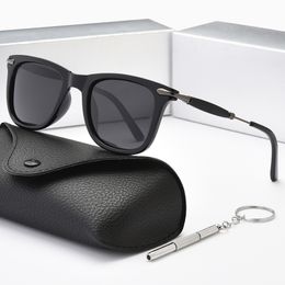Gafas de sol polarizadas a la moda para hombre y mujer, gafas de sol de conducción Vintage de diseñador de marca de lujo, gafas para hombre UV400, gafas de sol 2148