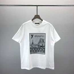 Fashion Polo Man Mens Polos Poloshirt Top Tee T-shirt à manches courtes T-shirts Designer en vrac T-shirt blanc décontracté blanc