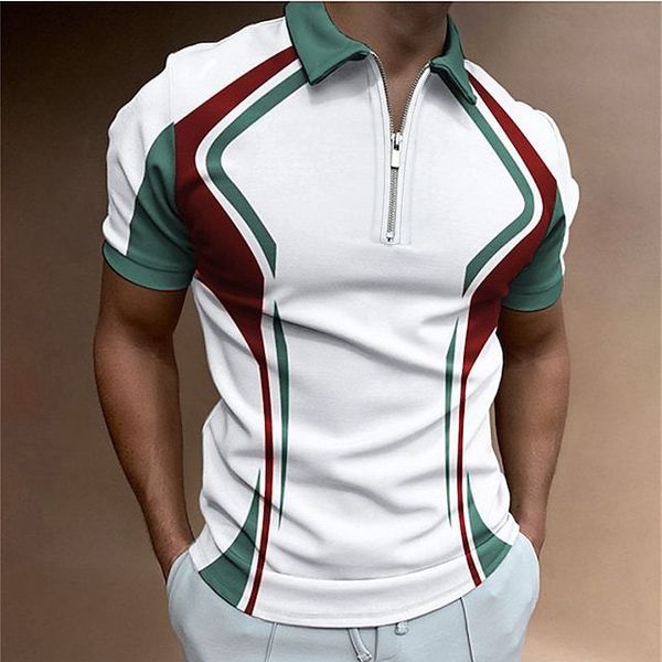 Mode polo homme mens polos poloshirt Top Tee T-shirts à manches courtes designer Loose Tees casual Contrast Color t-shirt luxe plaine t-shirts pour hommes