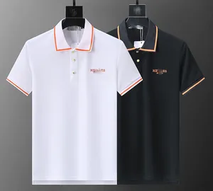 Mode Polo Shirt Brand Zomer Nieuwe herenontwerper T-shirts Shorts Shorts Hoogwaardige polo shirt Set katoen anime Patroon T-shirt losse korte mouw shirt Beroep