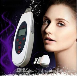 Sistema de diagnóstico de la piel Moda portátil Pantalla LCD grande Depurador ultrasónico de la piel Máquina de belleza Peel Facial Spa Salón Equipo para hombres o mujeres