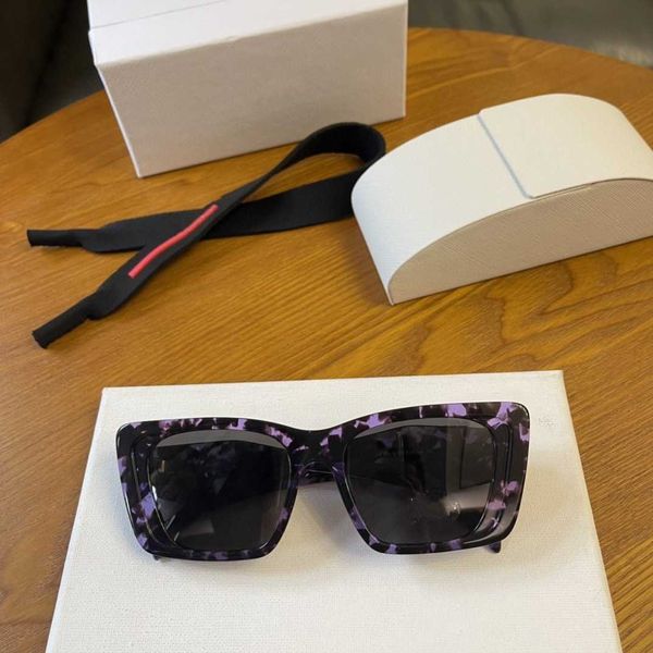 Fashion Pradd cool designer de lunettes de soleil 22 nouvelle plaque de famille p Net pour femmes Red Street Photo même boîte UV proof 08 y-f