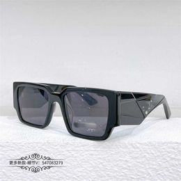 Fashion Pradd Cool zonnebril Designer P Familiebox Donkere bril Dames Net Red Ins Same Style Personaliseerde Men's Spr12Z