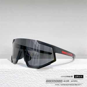 Fashion Pradd Cool Sunglasses Designer P's Big Frame bril Ride net rood dezelfde ski All-in-One Mirror SPS04X-F