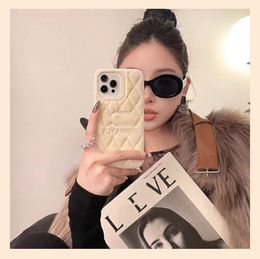 Fashion Premium cc Luxury Brand Designer iPhone Case pour iPhone 15 Pro Max 14 13 12 11 Pro Max Luxury Phone Case Installation Case